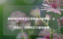 网传同花顺涉非法荐股被立案禁业，公司否认，投顾群已大面积解散