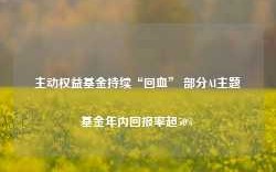 主动权益基金持续“回血” 部分AI主题基金年内回报率超50%