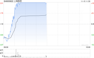 上海国资概念探底回升 上海物贸涨停