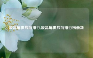 液晶屏供应商排行,液晶屏供应商排行榜最新