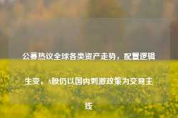 公募热议全球各类资产走势，配置逻辑生变，A股仍以国内刺激政策为交易主线-第1张图片-缙云县凯一电子科技有限公司