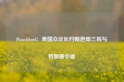 Punchbowl：美国众议长约翰逊周三将与特朗普会面-第1张图片-缙云县凯一电子科技有限公司