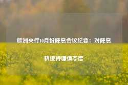 欧洲央行10月份降息会议纪要：对降息轨迹持谨慎态度-第1张图片-缙云县凯一电子科技有限公司